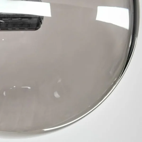 hofstein Plafonnier - Verre 12 cm Chehalis Ambre, Fumé, 4 lumières* Lampes Modernes