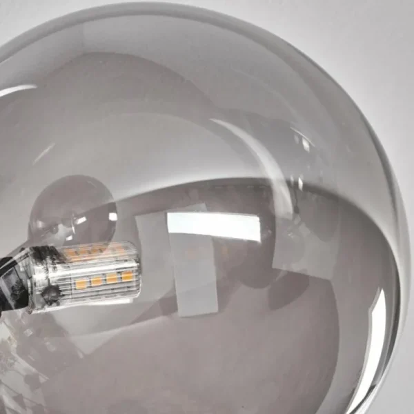 hofstein Plafonnier - Verre 15 cm Chehalis Fumé, 6 lumières* Lampes Modernes