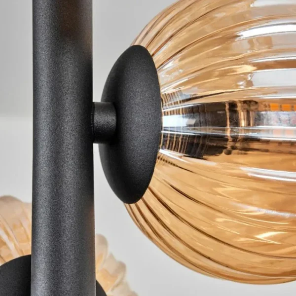 hofstein Plafonnier - Verre 10 cm Chehalis Ambre, 8 lumières* Lampes Modernes