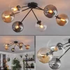hofstein Plafonnier - Verre 15 cm Gastor Ambre, Clair, Fumé, 6 lumières* Lampes Modernes