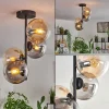 hofstein Plafonnier - Verre 15 cm Gastor Ambre, Clair, Fumé, 4 lumières* Lampes Modernes