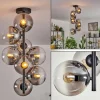 hofstein Plafonnier - Verre 15 cm Gastor Clair, Fumé, 8 lumières* Lampes Modernes