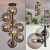 hofstein Plafonnier - Verre 15 cm Gastor Fumé, 8 lumières* Lampes Modernes