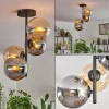 hofstein Plafonnier - Verre 15 cm Gastor Ambre, Fumé, 4 lumières* Lampes Modernes