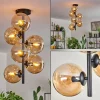 hofstein Plafonnier - Verre 15 cm Gastor Ambre, 6 lumières* Lampes En Verre