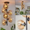 hofstein Plafonnier - Verre 15 cm Gastor Ambre, Clair, 6 lumières* Lampes En Verre