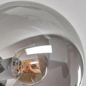 hofstein Plafonnier - Verre 15 cm Gastor Fumé, 6 lumières* Lampes Modernes