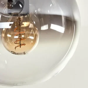 hofstein Plafonnier - Verre 15 cm Gastor Clair, Fumé, 5 lumières* Lampes Modernes