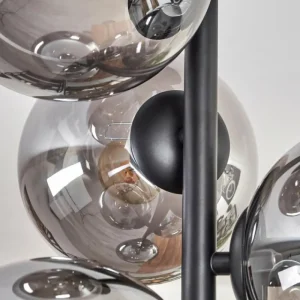 hofstein Plafonnier - Verre 15 cm Gastor Fumé, 6 lumières* Lampes Modernes
