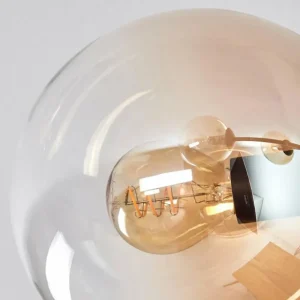 hofstein Plafonnier - Verre 15 cm Koyoto Ambre, Clair, 6 lumières* Lampes En Verre