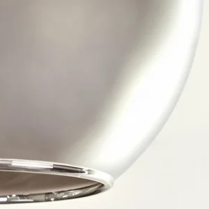 hofstein Plafonnier - Verre 15 cm Koyoto Chrome, 5 lumières* Lampes En Verre
