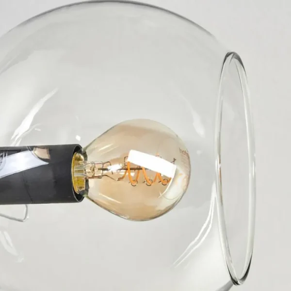 hofstein Plafonnier - Verre 15 cm Koyoto Ambre, Clair, 6 lumières* Lampes En Verre