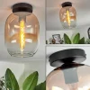 hofstein Plafonnier - Verre Apedo Ambre, Clair, 1 lumière* Lampes En Verre
