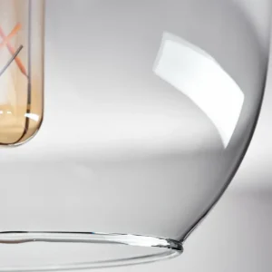 hofstein Plafonnier - Verre Apedo Clair, 1 lumière* Lampes En Verre