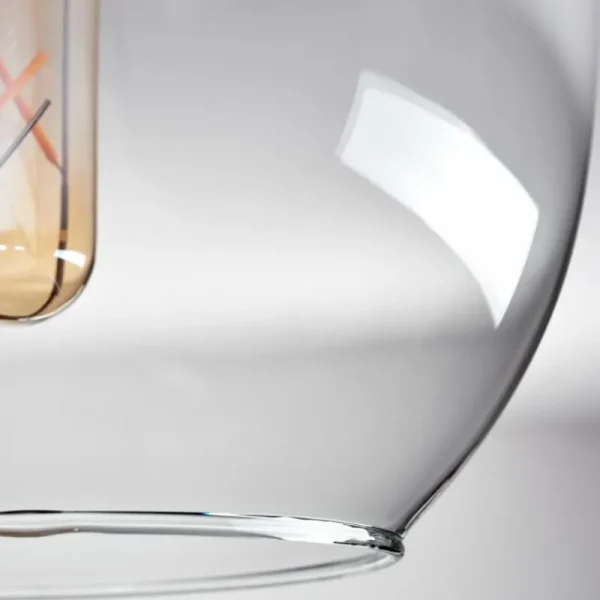 hofstein Plafonnier - Verre Apedo Clair, 1 lumière* Lampes En Verre