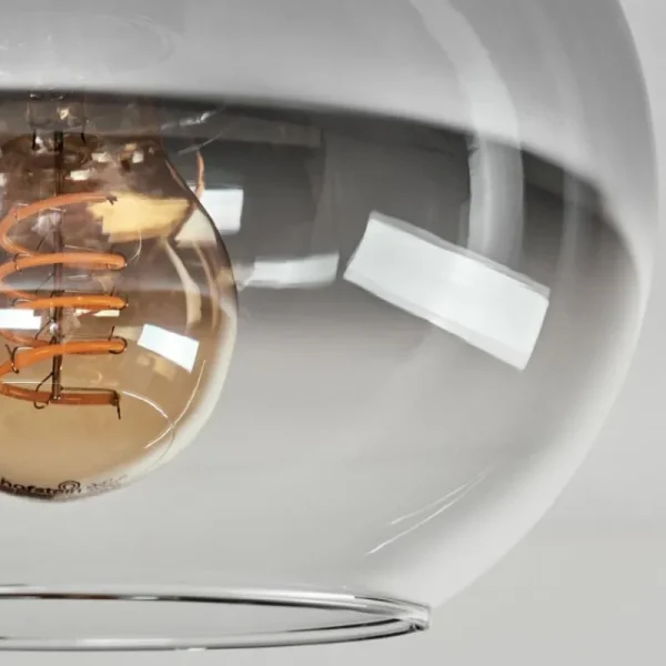 hofstein Plafonnier - Verre Apedo Laiton, 1 lumière* Lampes Modernes