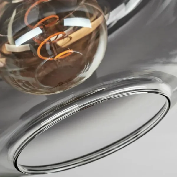 hofstein Plafonnier - Verre Apedo Laiton, Noir, 1 lumière* Lampes Modernes