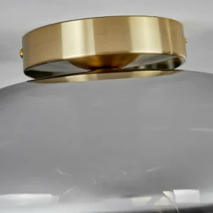 hofstein Plafonnier - Verre Apedo Laiton, Noir, 1 lumière* Lampes Modernes
