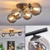 hofstein Plafonnier - Verre Chehalis Fumé, 4 lumières* Lampes Modernes