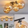 hofstein Plafonnier - Verre Chehalis Ambre, 4 lumières* Lampes En Verre