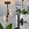 hofstein Plafonnier - Verre Chehalis Clair, 4 lumières* Lampes En Verre