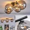 hofstein Plafonnier - Verre Chehalis Fumé, 4 lumières* Lampes Modernes