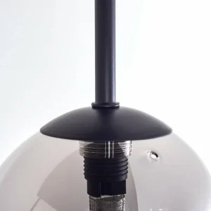 hofstein Plafonnier - Verre Chehalis Fumé, 5 lumières* Lampes Modernes
