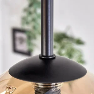 hofstein Plafonnier - Verre Chehalis Ambre, 5 lumières* Lampes En Verre