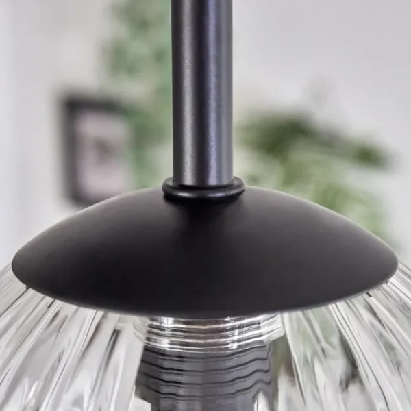 hofstein Plafonnier - Verre Chehalis Clair, 5 lumières* Lampes En Verre