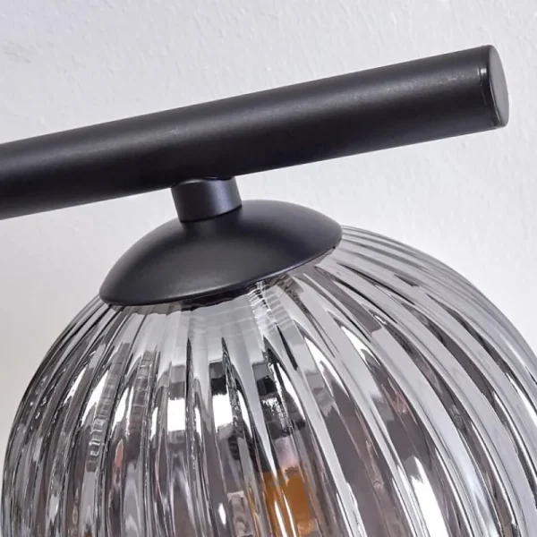 hofstein Plafonnier - Verre Chehalis Fumé, 4 lumières* Lampes Modernes