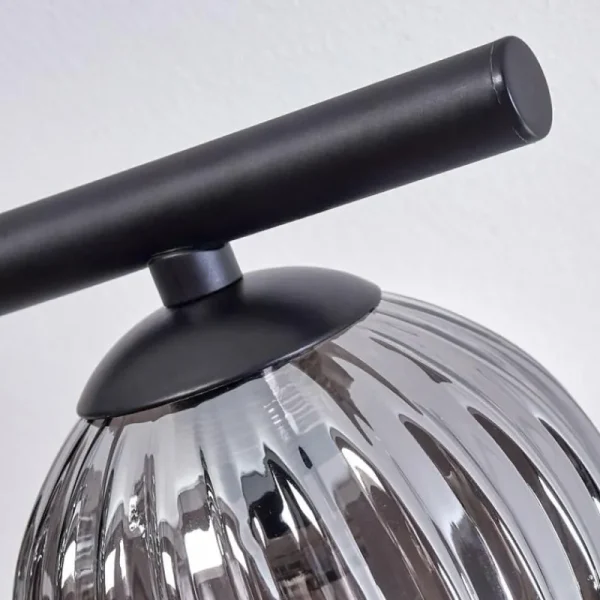 hofstein Plafonnier - Verre Chehalis Fumé, 5 lumières* Lampes Modernes
