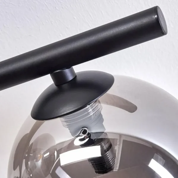 hofstein Plafonnier - Verre Chehalis Fumé, 4 lumières* Lampes Modernes