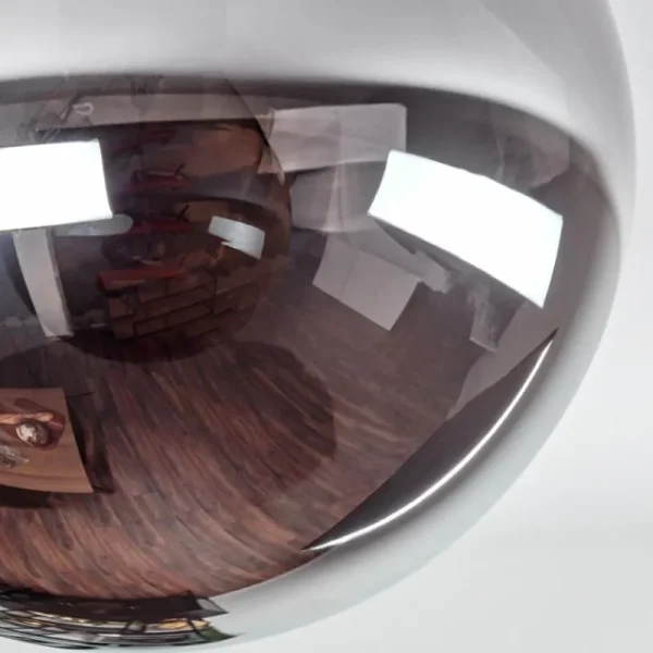 hofstein Plafonnier - Verre Gastor Fumé, 1 lumière* Lampes Modernes