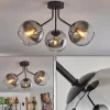 hofstein Plafonnier - Verre Koyoto Noir, 3 lumières* Lampes Modernes