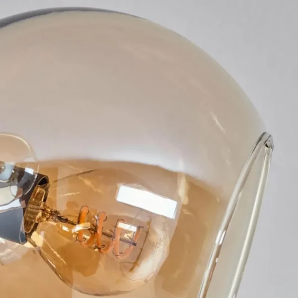hofstein Plafonnier - Verre Koyoto Ambre, 7 lumières* Lampes En Verre