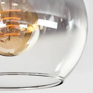 hofstein Plafonnier - Verre Koyoto Écru, Noir, 4 lumières* Lampes Modernes