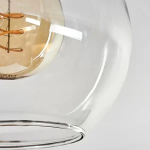hofstein Plafonnier - Verre Koyoto Écru, Noir, 4 lumières* Lampes Modernes