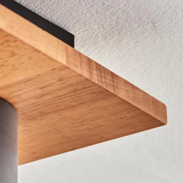 hofstein Plafonnier - Verre Koyoto Écru, Noir, 4 lumières* Lampes Modernes