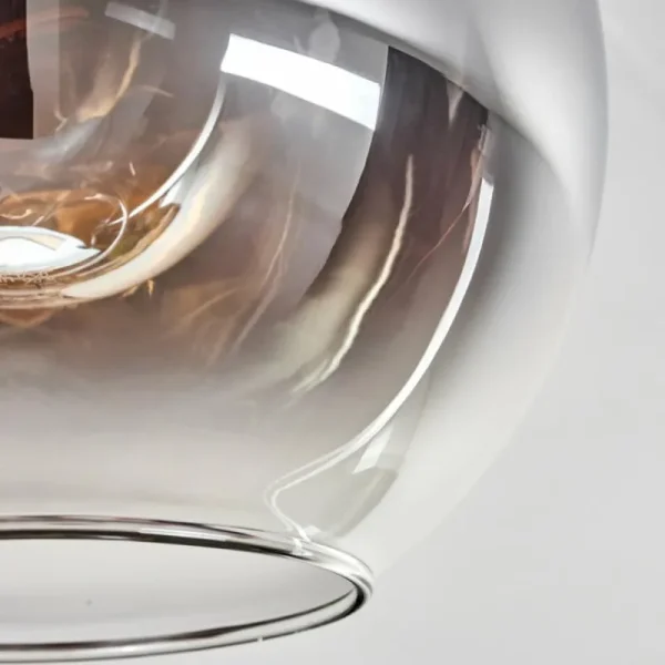hofstein Plafonnier - Verre Koyoto Écru, Noir, 4 lumières* Lampes Modernes
