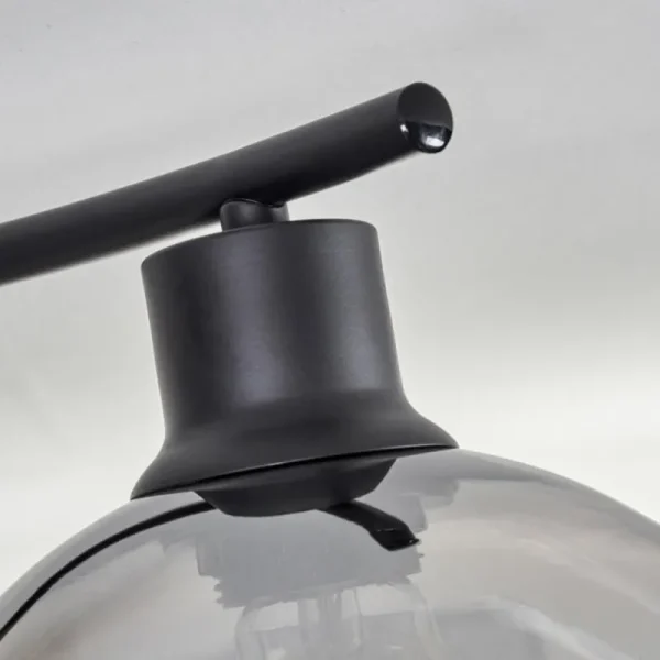 hofstein Plafonnier - Verre Koyoto Clair, Fumé, 4 lumières* Lampes Modernes