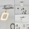 hofstein Plafonnier Villenauxe LED Chrome, Nickel mat, 1 lumière* Lampes Modernes