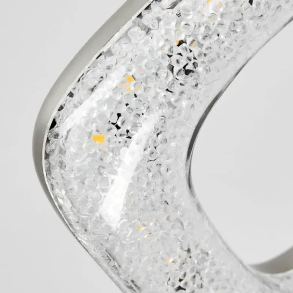 hofstein Plafonnier Villenauxe LED Chrome, Nickel mat, 1 lumière* Lampes Modernes
