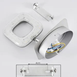 hofstein Plafonnier Villenauxe LED Chrome, Nickel mat, 1 lumière* Lampes Modernes