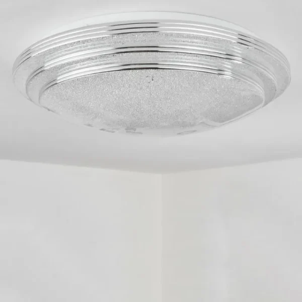 hofstein Plafonnier Villeveyrac LED Blanc, 1 lumière, Télécommandes* Lampes Modernes