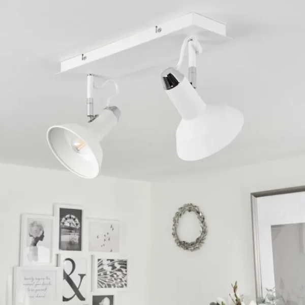 hofstein Plafonnier Vouzy Blanc, 2 lumières* Lampes Modernes