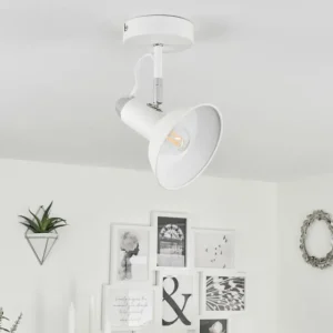 hofstein Plafonnier Vouzy Blanc, 1 lumière* Lampes Modernes