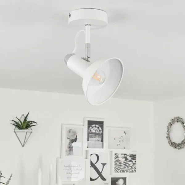 hofstein Plafonnier Vouzy Blanc, 1 lumière* Lampes Modernes