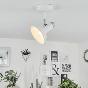hofstein Plafonnier Vouzy Blanc, 1 lumière* Lampes Modernes