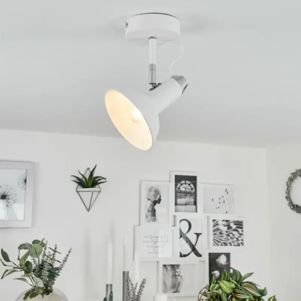 hofstein Plafonnier Vouzy Blanc, 1 lumière* Lampes Modernes