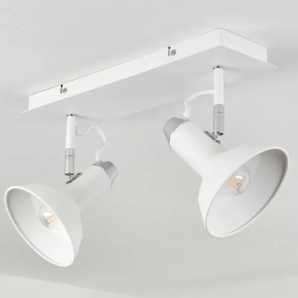 hofstein Plafonnier Vouzy Blanc, 2 lumières* Lampes Modernes